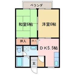 メゾントレビⅩⅡの物件間取画像